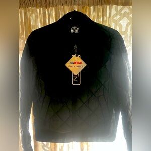 Black 32 degrees packable ultra lightt down jacket brand new with tags